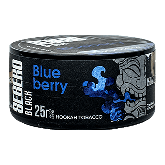 Табак Sebero Black - Blueberry (Голубика, 25 грамм) купить в Челябинске