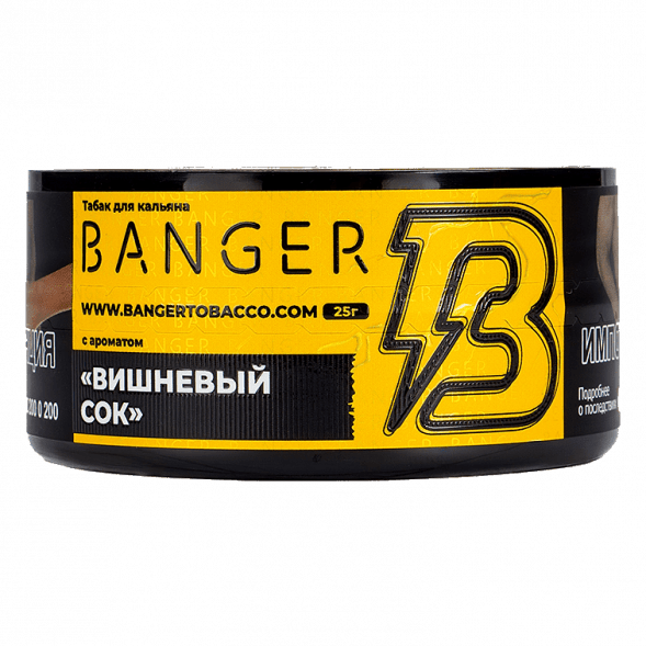 Табак Banger - Cherry Juice (Вишнёвый Сок, 25 грамм) купить в Челябинске