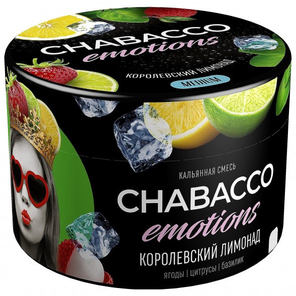 Смесь Chabacco MIX MEDIUM - Royal Lemonade (Королевский Лимонад, 40 грамм) купить в Челябинске