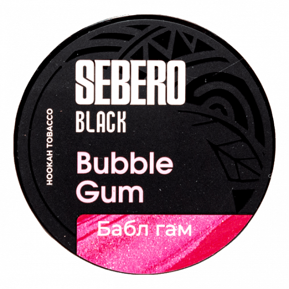 Табак Sebero Black - Bubble Gum (Бабл Гам, 100 грамм) купить в Челябинске