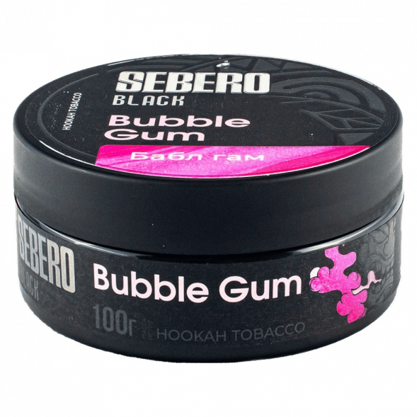 Табак Sebero Black - Bubble Gum (Бабл Гам, 100 грамм) купить в Челябинске