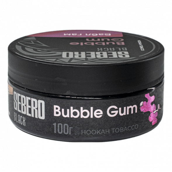 Табак Sebero Black - Bubble Gum (Бабл Гам, 100 грамм) купить в Челябинске