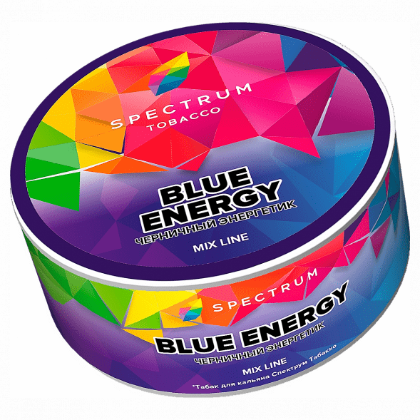Табак Spectrum Mix Line - Blue Energy (Черничный Энергетик, 25 грамм) купить в Челябинске