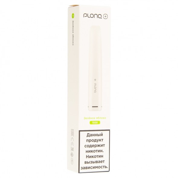 PLONQ PLUS - Зелёное Яблоко (1500 затяжек) купить в Челябинске