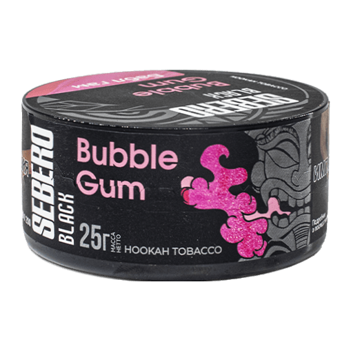 Табак Sebero Black - Bubble Gum (Бабл Гам, 25 грамм) купить в Челябинске