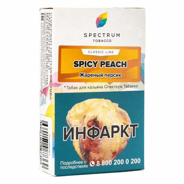 Табак Spectrum - Spicy Peach (Жареный Персик, 25 грамм) купить в Челябинске