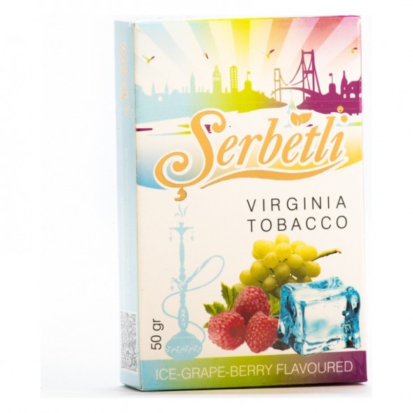 Табак Serbetli - Ice Grape Berry (Виноград Ягоды со Льдом, 50 грамм, Акциз) купить в Челябинске