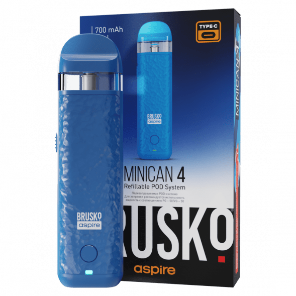 Электронная сигарета Brusko - Minican 4 (Синий) купить в Челябинске