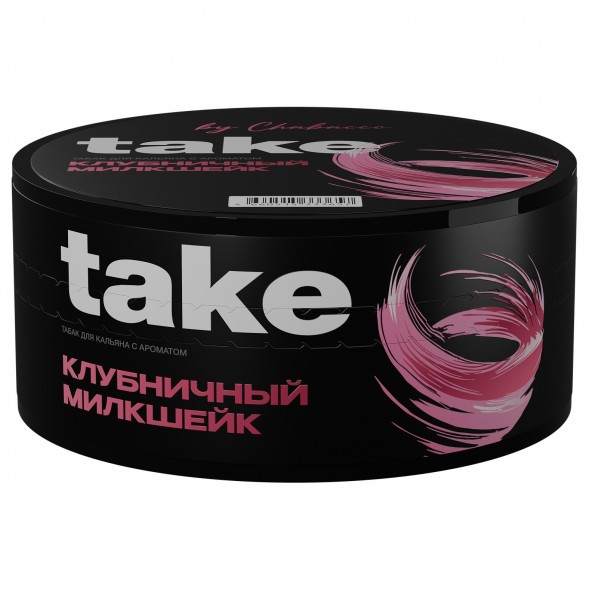 Табак Take - Strawberry Milkshake (Клубничный Милкшейк, 100 грамм) купить в Челябинске