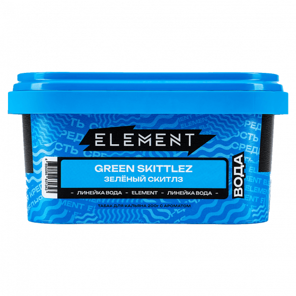Табак Element Вода - Green Skittlez (Зелёный Скитлз, 200 грамм) купить в Челябинске