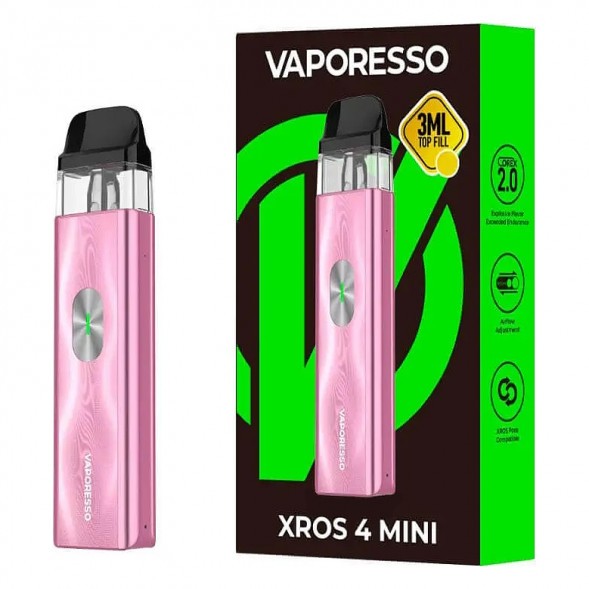 Электронная сигарета Vaporesso XROS 4 Mini - Ice Pink (Розовый Лёд) купить в Челябинске