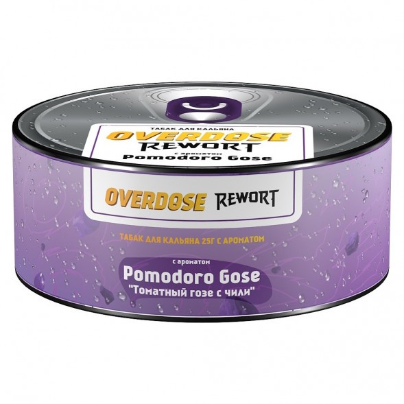 Табак Overdose - Pomodoro Gose (Томатный Гозе с Чили, 25 грамм) купить в Челябинске