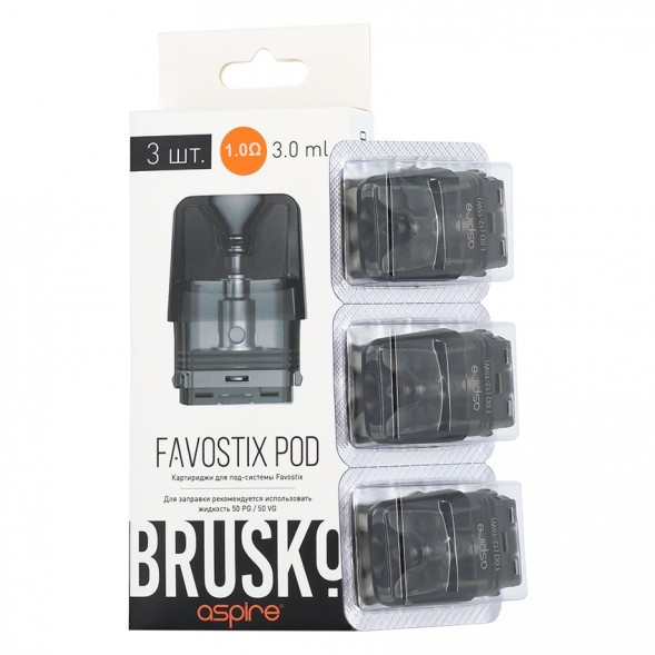 Сменный картридж Brusko - Favostix (1 Ом, 3 шт.) купить в Челябинске