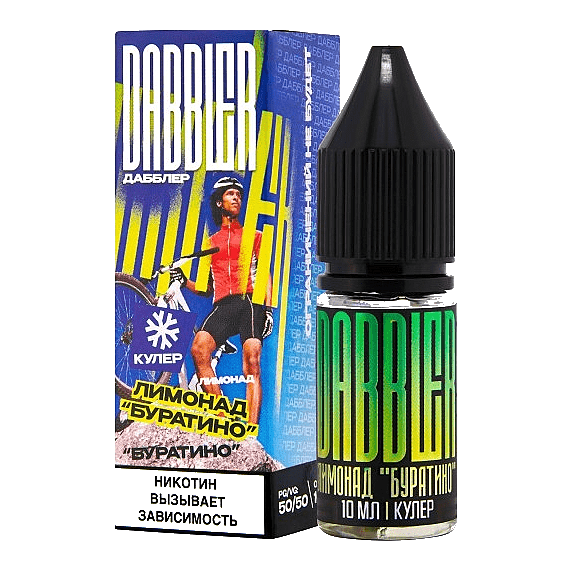 Жидкость Dabbler Salt - Лимонад &quot;Буратино&quot; (10 мл, 2 мг) купить в Челябинске