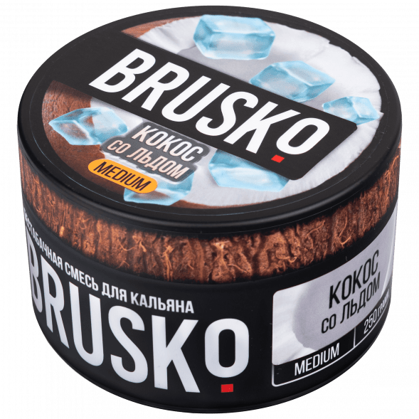 Смесь Brusko Medium - Кокос со Льдом (250 грамм) купить в Челябинске