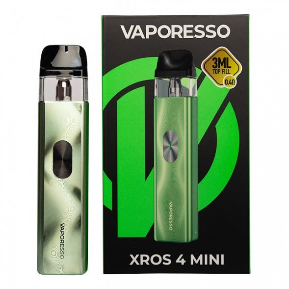 Электронная сигарета Vaporesso XROS 4 Mini - Ice Green (Зелёный Лёд) купить в Челябинске