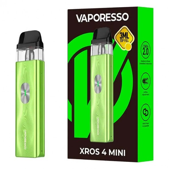 Электронная сигарета Vaporesso XROS 4 Mini - Ice Green (Зелёный Лёд) купить в Челябинске