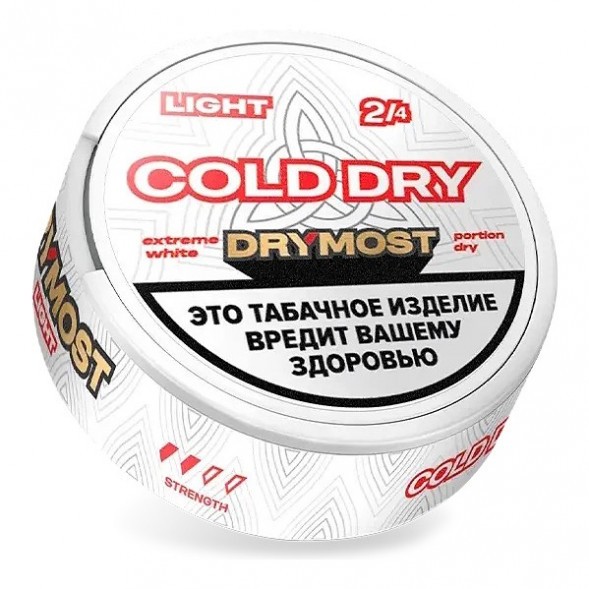 Табак жевательный DryMost - Cold Dry Light (12 грамм) купить в Челябинске
