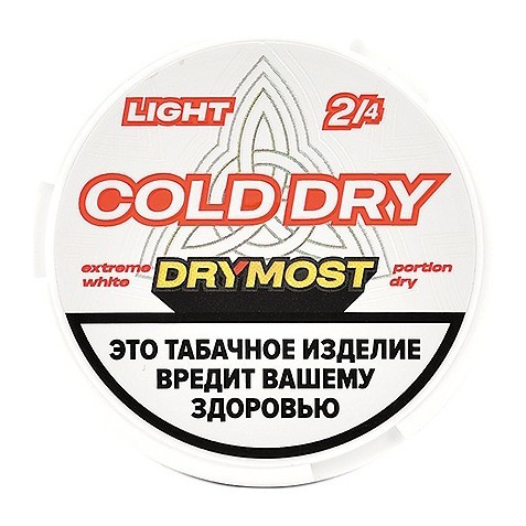 Табак жевательный DryMost - Cold Dry Light (12 грамм) купить в Челябинске