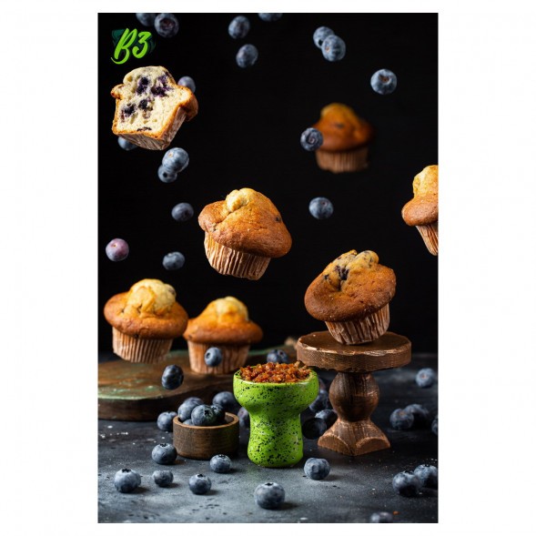 Табак B3 - Blueberry Muffin (Черничный Маффин, 50 грамм) купить в Челябинске
