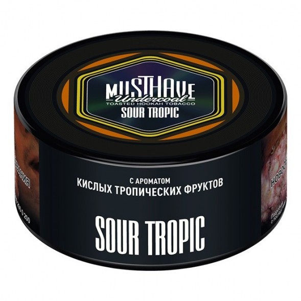 Табак Must Have - Sour Tropic (Кислые Тропические Фрукты, 125 грамм) купить в Челябинске
