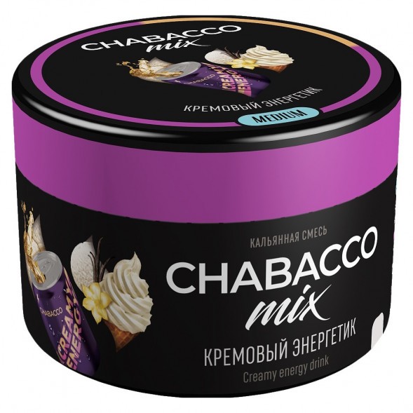Смесь Chabacco MIX MEDIUM - Creamy Energy Drink (Кремовый Энергетик, 40 грамм) купить в Челябинске