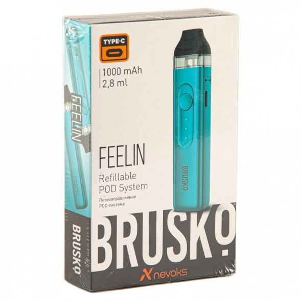 Электронная сигарета Brusko - Feelin (Бирюзовый) купить в Челябинске