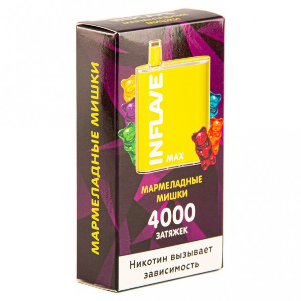 INFLAVE MAX - Мармеладные Мишки (4000 затяжек) купить в Челябинске