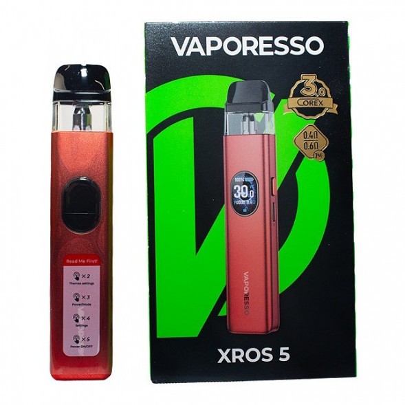 Электронная сигарета Vaporesso XROS 5 - Coral Red купить в Челябинске