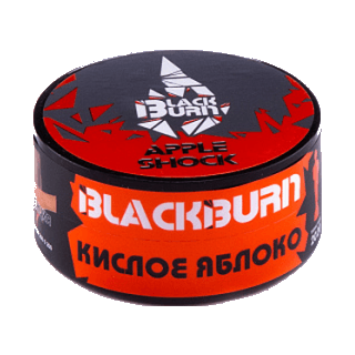 Табак BlackBurn - Apple Shock (Кислое Яблоко, 25 грамм) купить в Челябинске