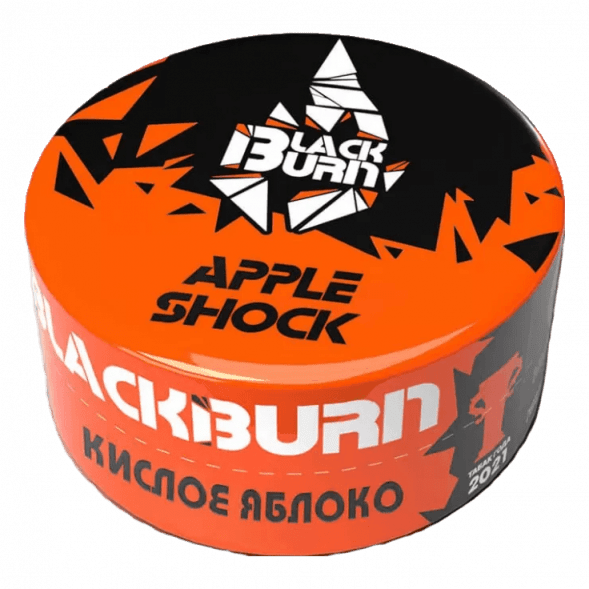 Табак BlackBurn - Apple Shock (Кислое Яблоко, 25 грамм) купить в Челябинске