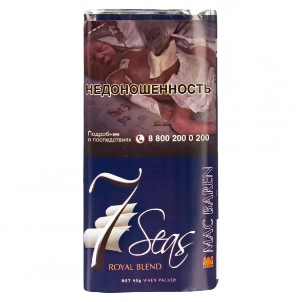 Табак трубочный Mac Baren - 7 Seas Royal Blend (40 грамм) купить в Челябинске