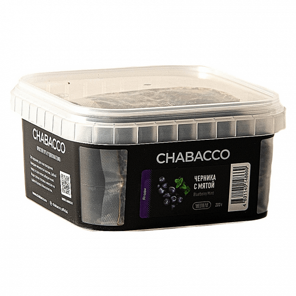 Смесь Chabacco MEDIUM - Blueberry Mint (Черника с Мятой, 200 грамм) купить в Челябинске