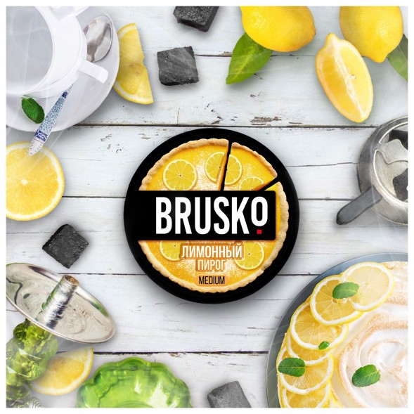 Смесь Brusko Medium - Лимонный Пирог (50 грамм) купить в Челябинске