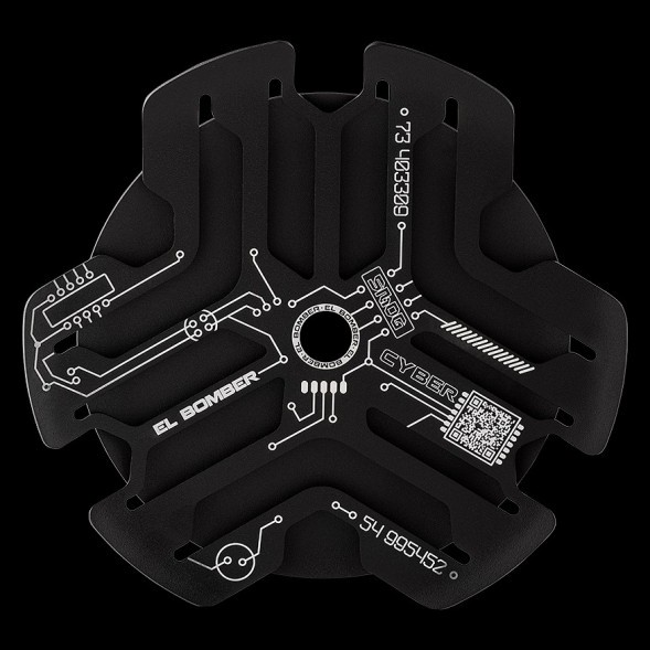 Кальян El Bomber - Sansara Cyber Black (Линейка &quot;Designs&quot;, Без Колбы) купить в Челябинске