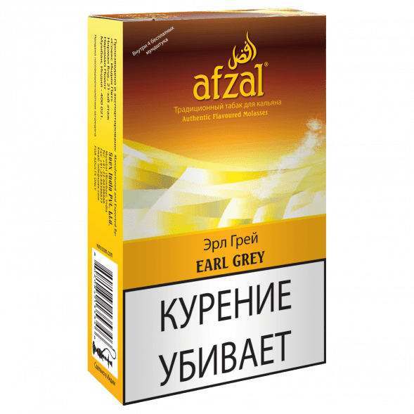 Табак Afzal - Earl Grey (Чай Эрл Грей, 40 грамм) купить в Челябинске