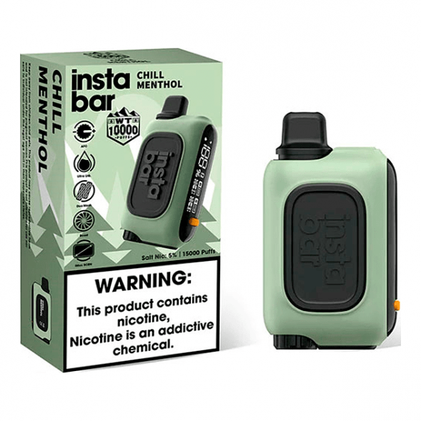PLONQ INSTABAR WT - Ментол (Chill Menthol, 10000 затяжек) купить в Челябинске