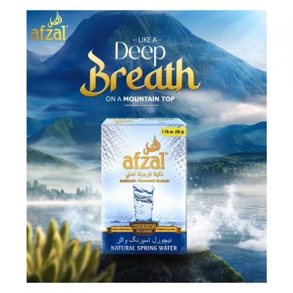 Табак Afzal - Natural Spring Water (Родниковая Вода, 40 грамм) купить в Челябинске