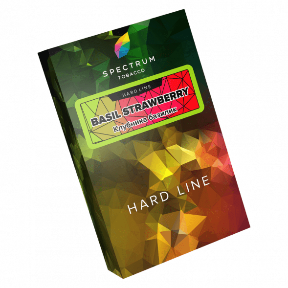 Табак Spectrum Hard - Basil Strawberry (Клубника Базилик, 25 грамм) купить в Челябинске