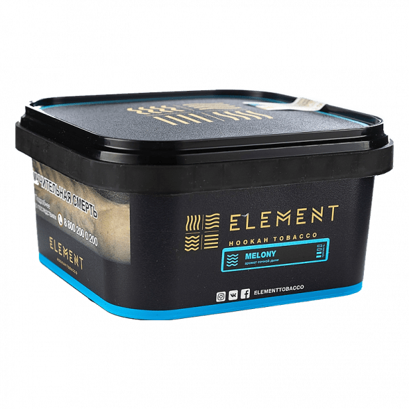 Табак Element Вода - Melony (Мелони, 200 грамм) купить в Челябинске