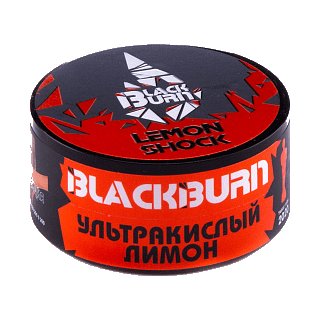 Табак BlackBurn - Lemon Shock (Кислый Лимон, 25 грамм) купить в Челябинске