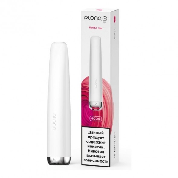 PLONQ PLUS PRO - Баббл Гам (Bubble Gum, 4000 затяжек) купить в Челябинске