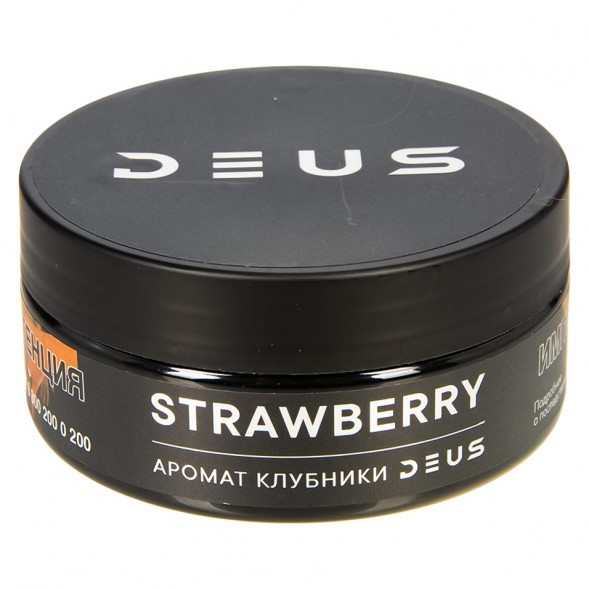 Табак Deus - Strawberry (Клубника, 100 грамм) купить в Челябинске