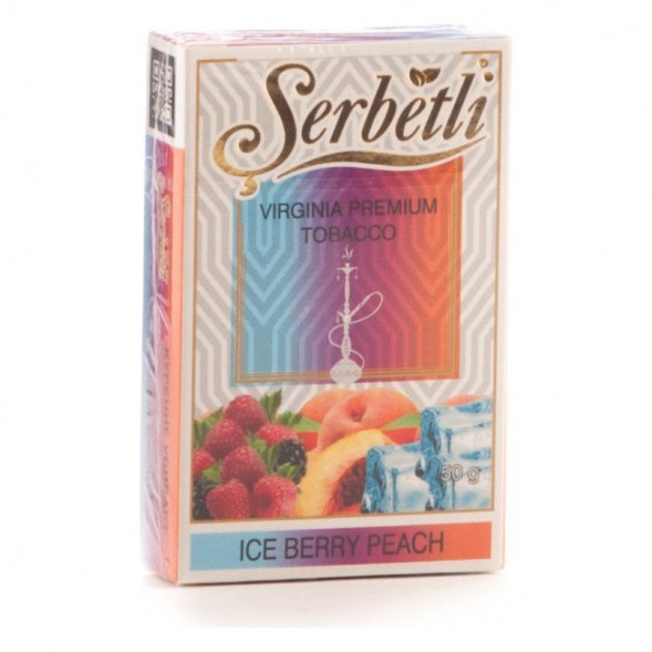 Табак Serbetli - Ice Berry Peach (Персик Ягоды со Льдом, 50 грамм, Акциз) купить в Челябинске