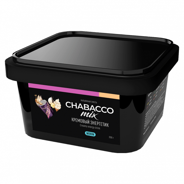 Смесь Chabacco MIX MEDIUM - Creamy Energy Drink (Кремовый Энергетик, 200 грамм) купить в Челябинске