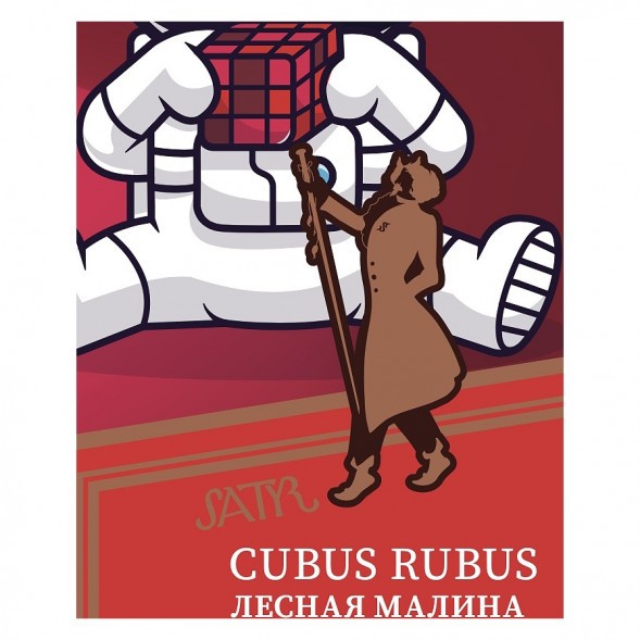 Табак Satyr - Cubus Rubus (Лесная Малина, 100 грамм) купить в Челябинске