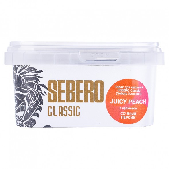 Табак Sebero - Juicy Peach (Сочный Персик, 200 грамм) купить в Челябинске