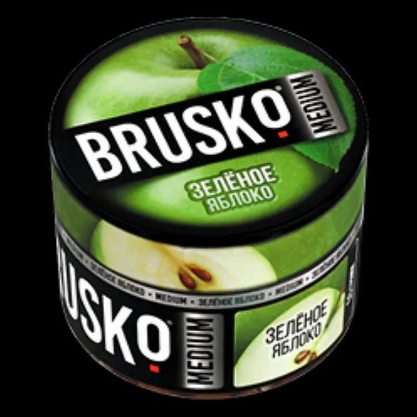 Смесь Brusko Zero - Зелёное Яблоко (50 грамм) купить в Челябинске