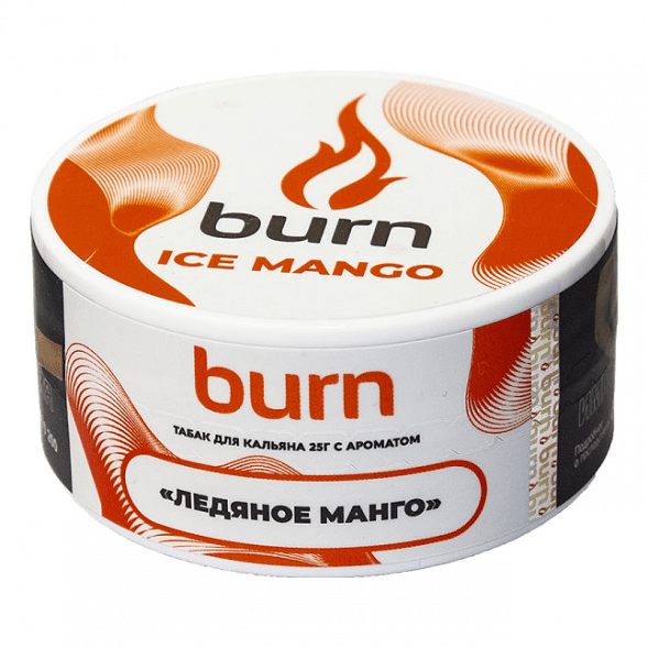 Табак Burn - Ice Mango (Ледяное Манго, 25 грамм) купить в Челябинске