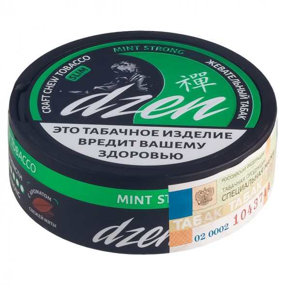 Табак жевательный DZEN Strong - Mint Slim (Мята) купить в Челябинске